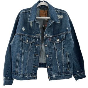 Levi's‎ 90's Trucker Jacket Relaxed Oversize Fit Size Small